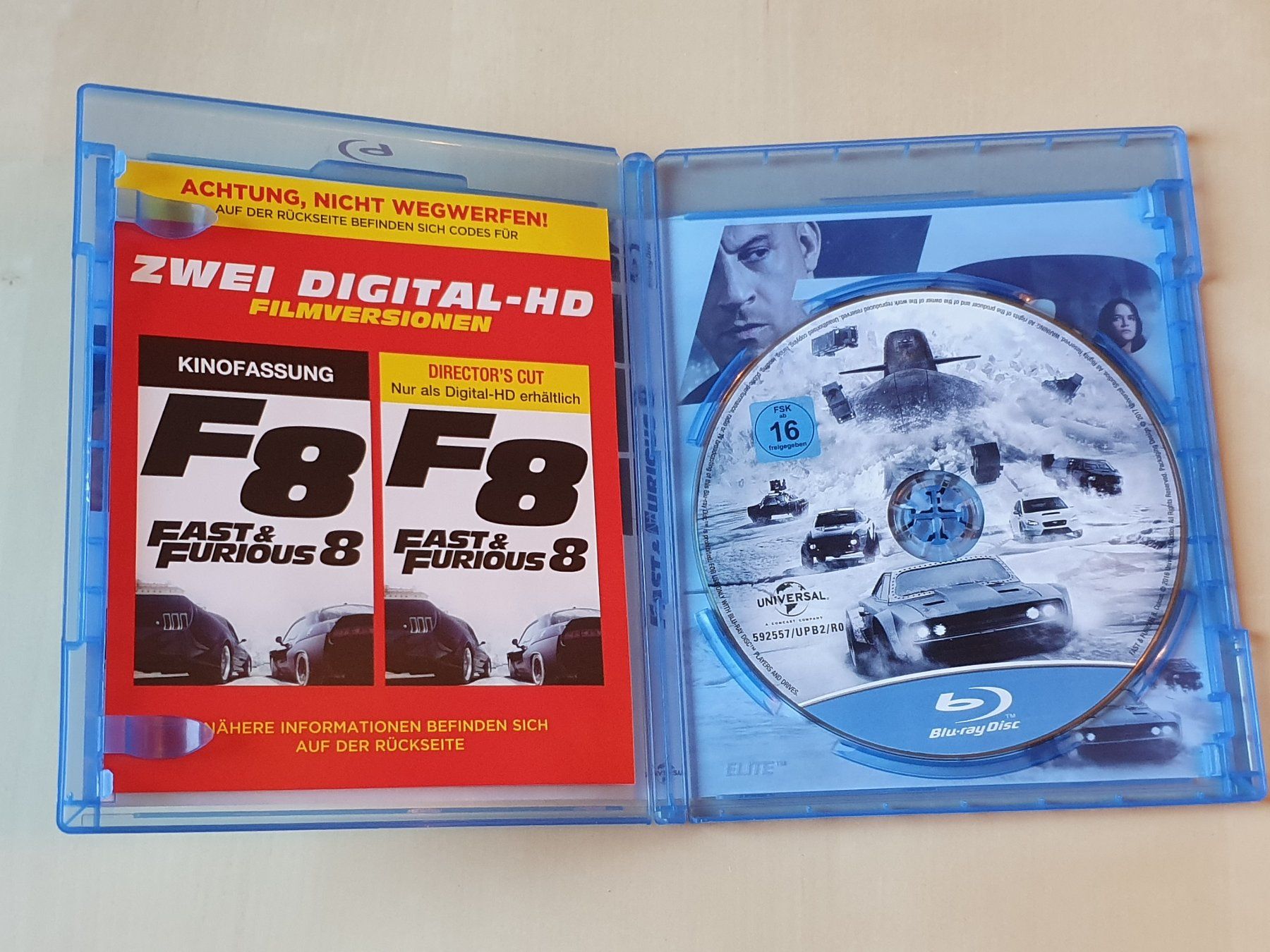 Tutti i DVDs: Fast & Furious 8 – Usato da Stansstad venduto da collectorsshop 2