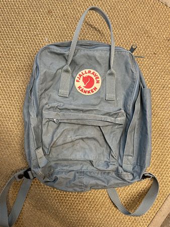 Fjällräven Kånken Rucksack – Hellblau/Grau – Original – gebr