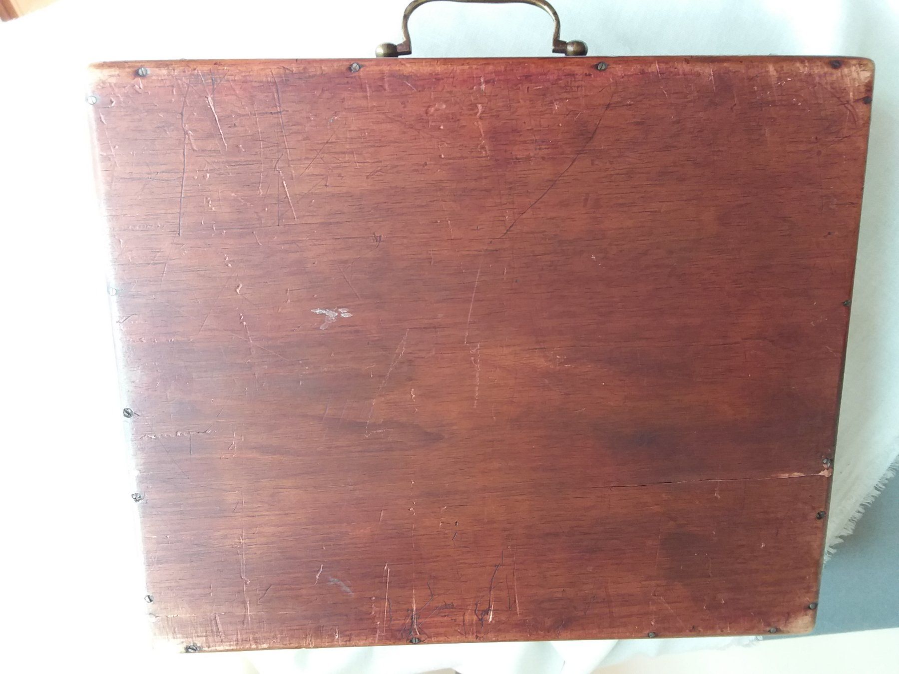 Valigie: Antike Handmade Mahagony Box England, ca 1880 – Usato da Zürich venduto da SciTec 4
