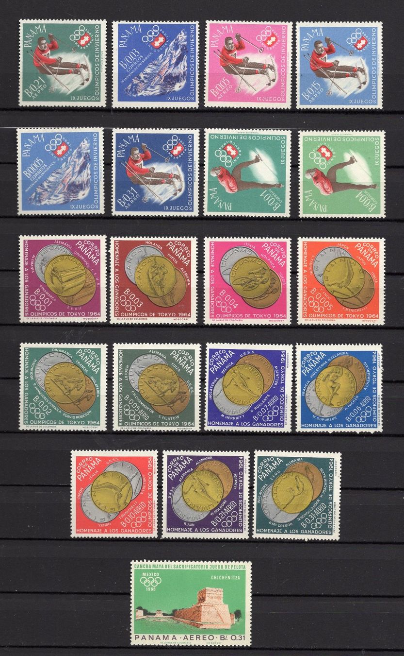 Tutti i francobolli: R2373  /  PANAMA J.O. 1964 – Nuovo (secondo la descrizione) da Ste-Croix venduto da MONT-TAGNAC