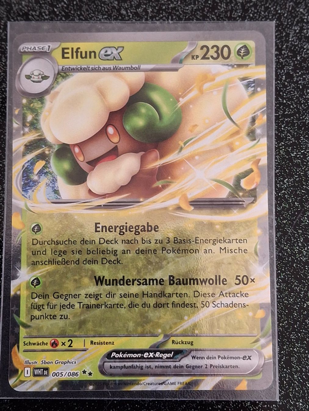 Pokémon Carte collezionabili: Weisse Flammen / Elfun ex 005/086 – Nuovo (secondo la descrizione) da Zug venduto da Vorphalak