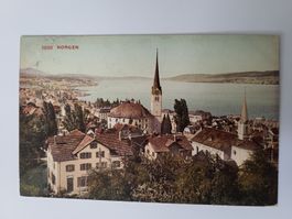 Ansichtskarte Horgen am Zürichsee gelaufen Jahr 1909 Box1