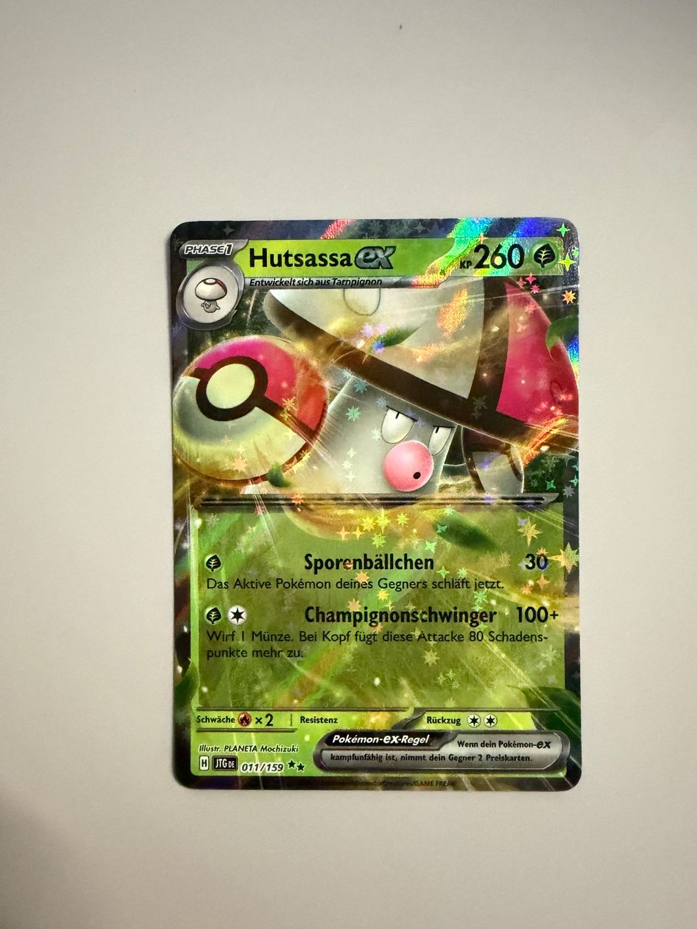 Pokémon Carte collezionabili: Hutsassa EX – Nuovo (secondo la descrizione) da Niederhasli venduto da tcgpoint
