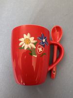 Tasse mit Löffel 🇨🇭 neu