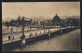 Luzern, Sängerfest 1922, Brücke an der