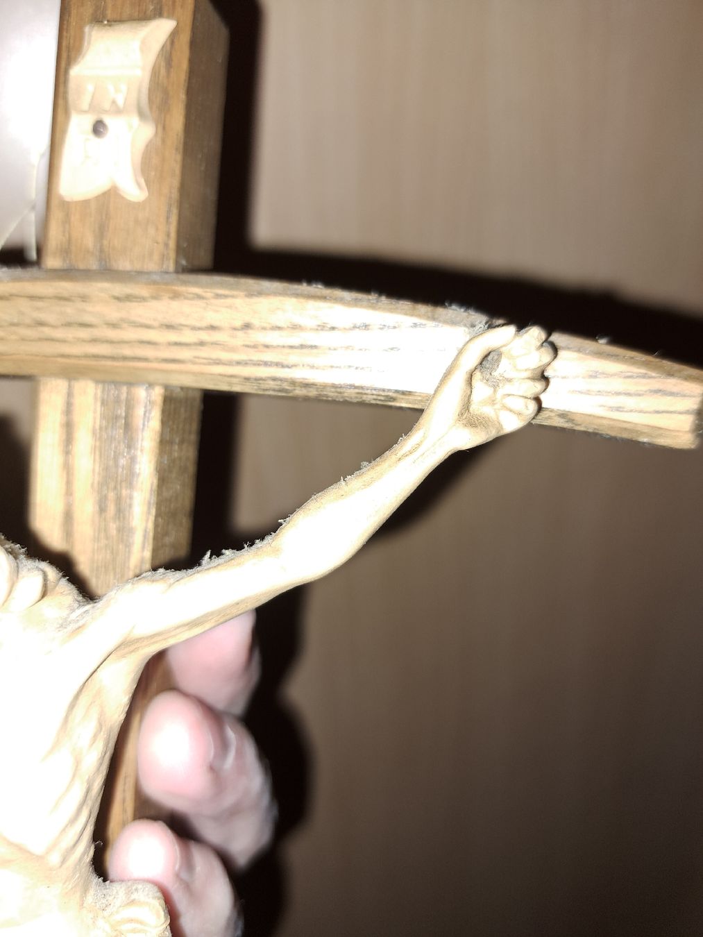 Statuette: antikes Jesuskreuz – Usato da Kölliken venduto da Upcycling-by-Mc-TAM 3
