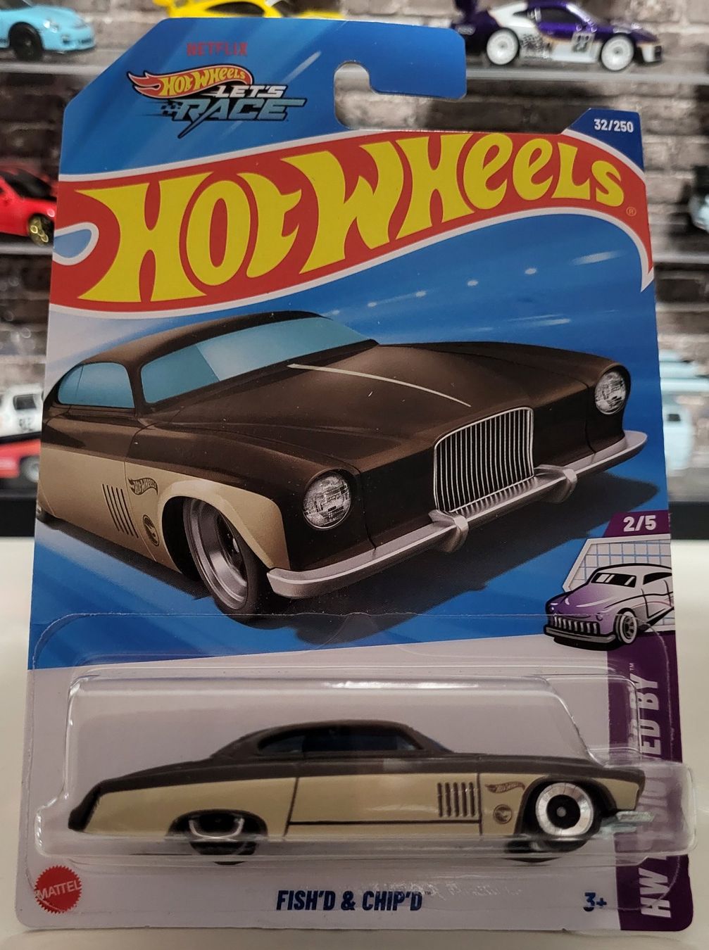 Hot Wheels Modellini d'auto: Hot Wheels Fish'd & Chip'd TH Treasure Hunt – Nuovo e nell'imballaggio originale da Zürich venduto da MDC0