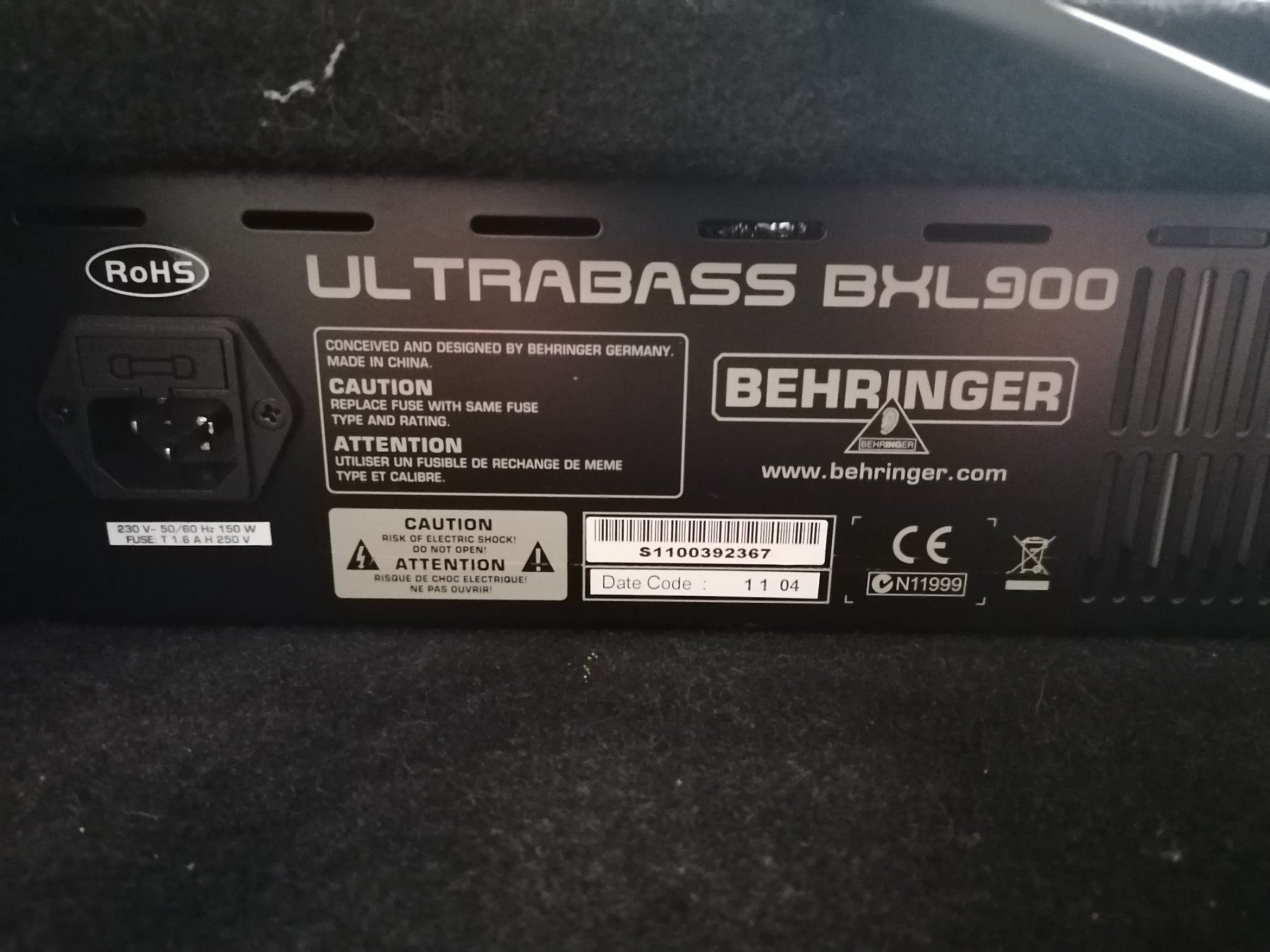 Behringer Amplificatori: Behringer Bassverstärker – Usato da Geroldswil venduto da Dirici 2