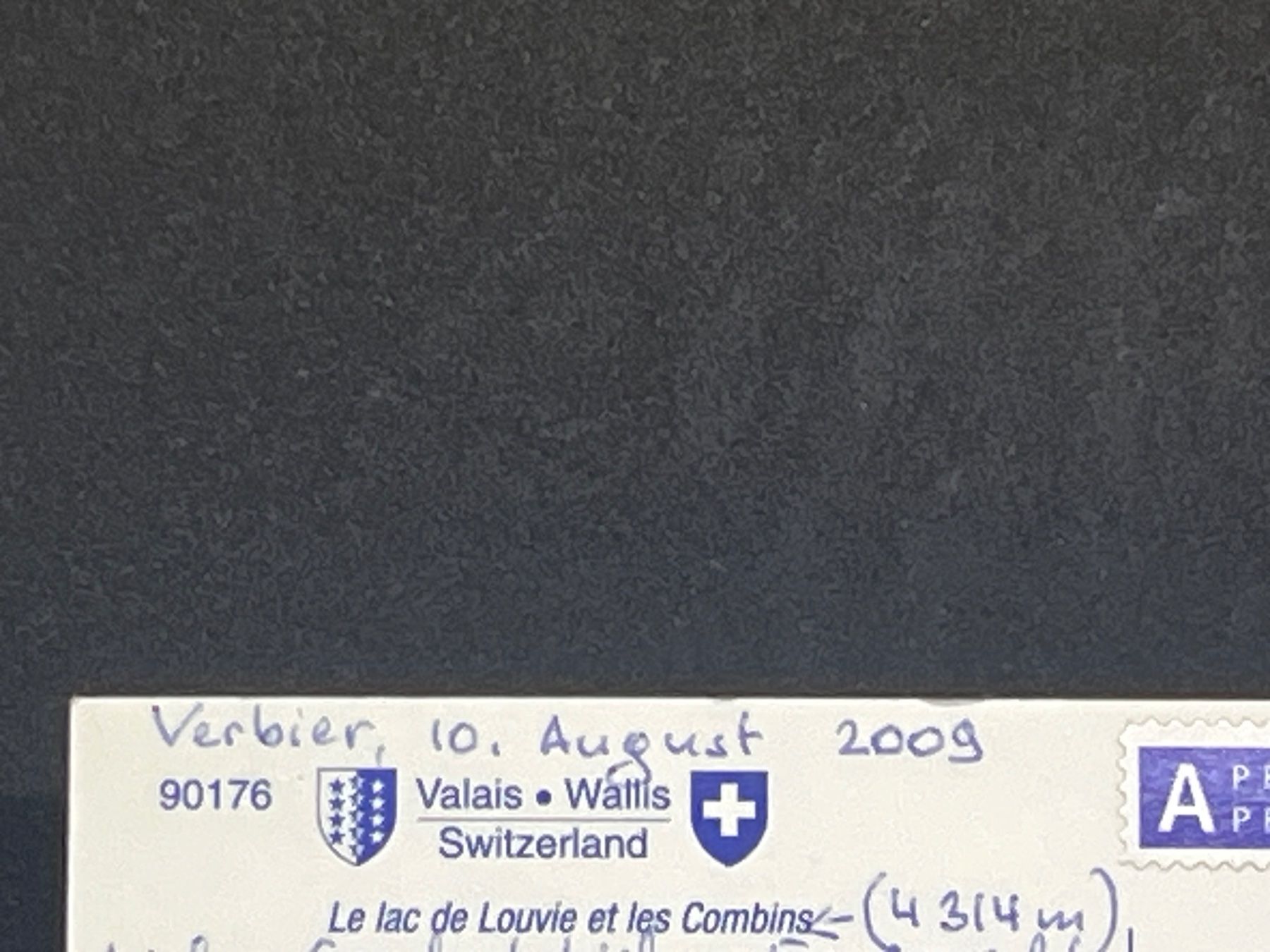 Cartoline postali: Le lac de Louvie et les Combins – Usato da Widnau venduto da Brusi9 2