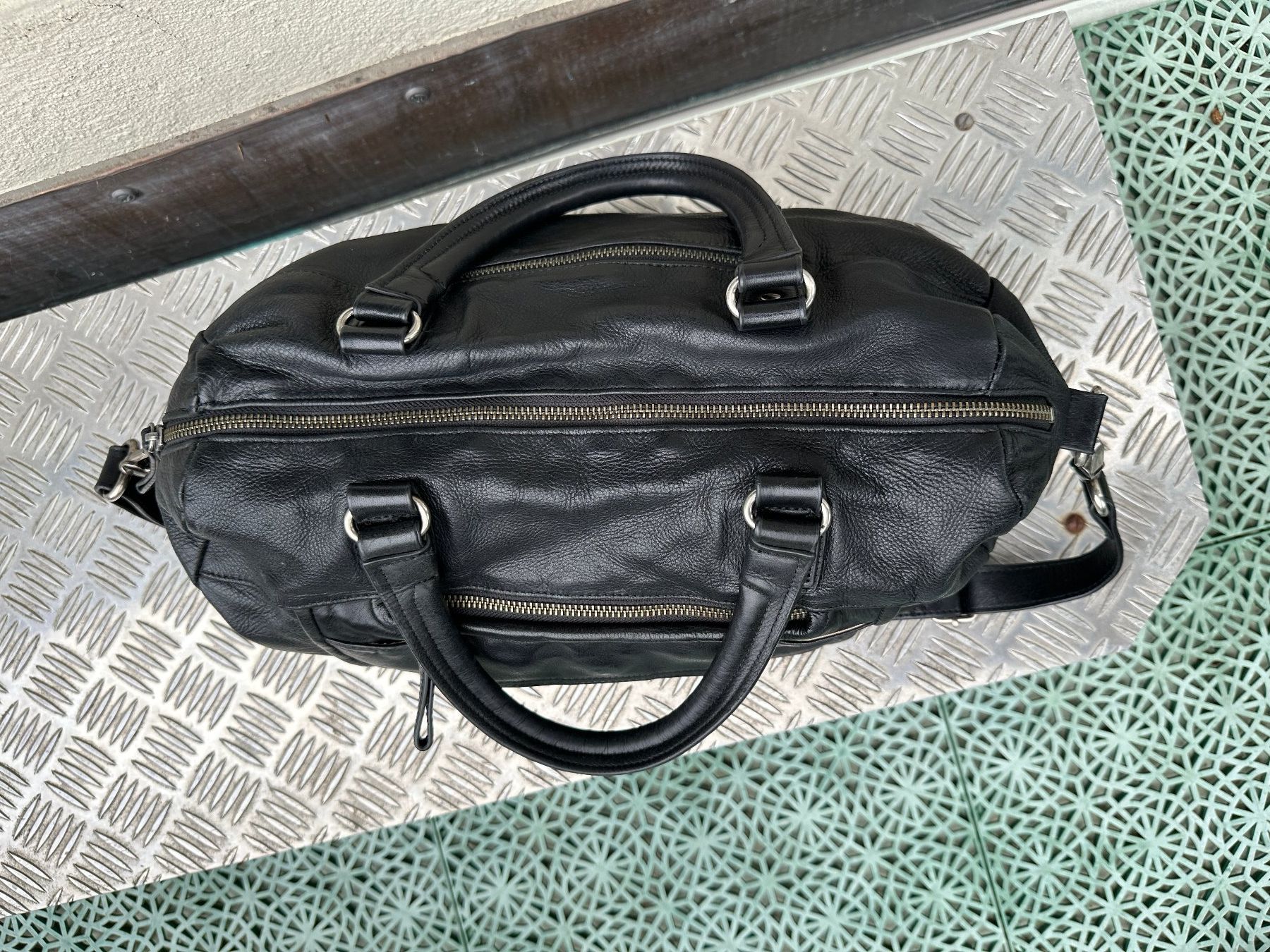Nat & Nin Borse da donna: Nat & Nin Ledertasche Tasche schwarz echt Leder – Usato da Gümmenen venduto da FelizitasHermann 5