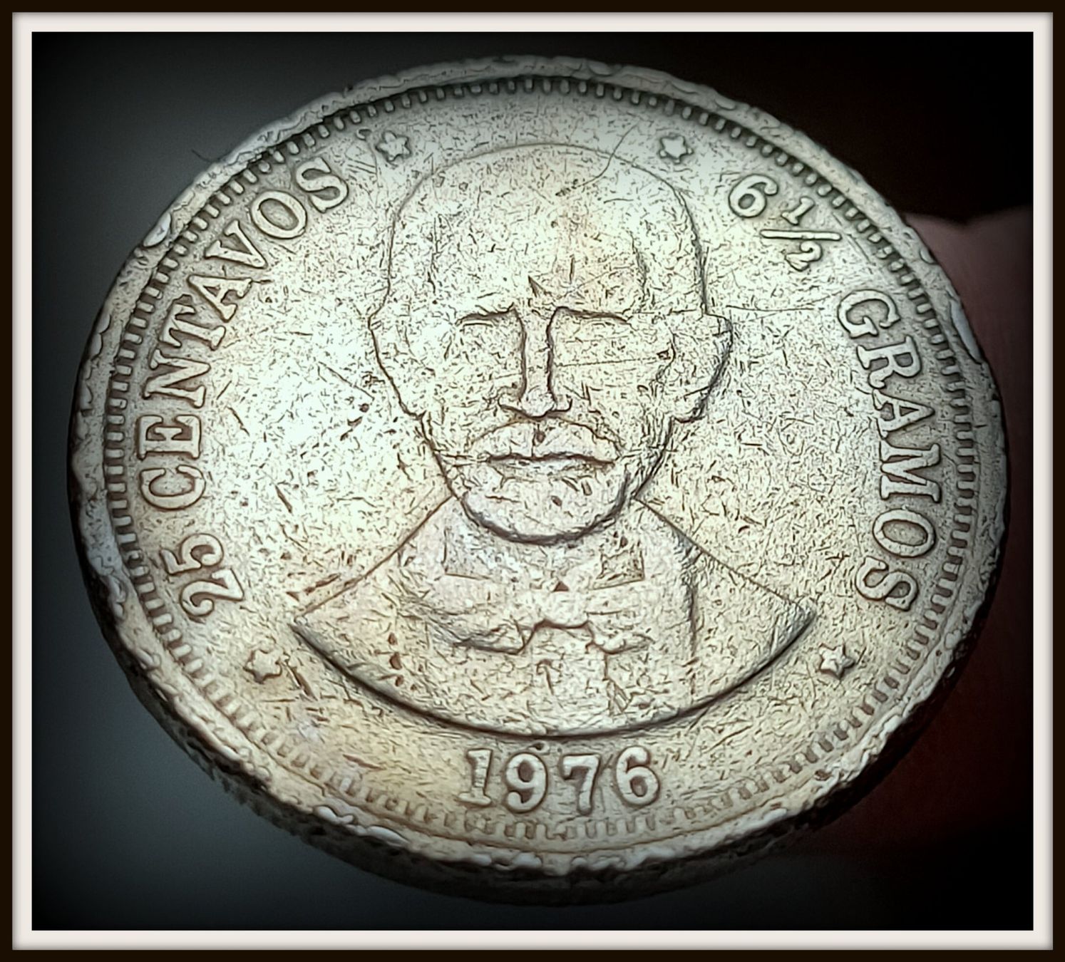 Tutti le monete: DOMINIKANISCHE REP. 25 CENTAVOS 1976 – Usato da Winterthur venduto da Creso70
