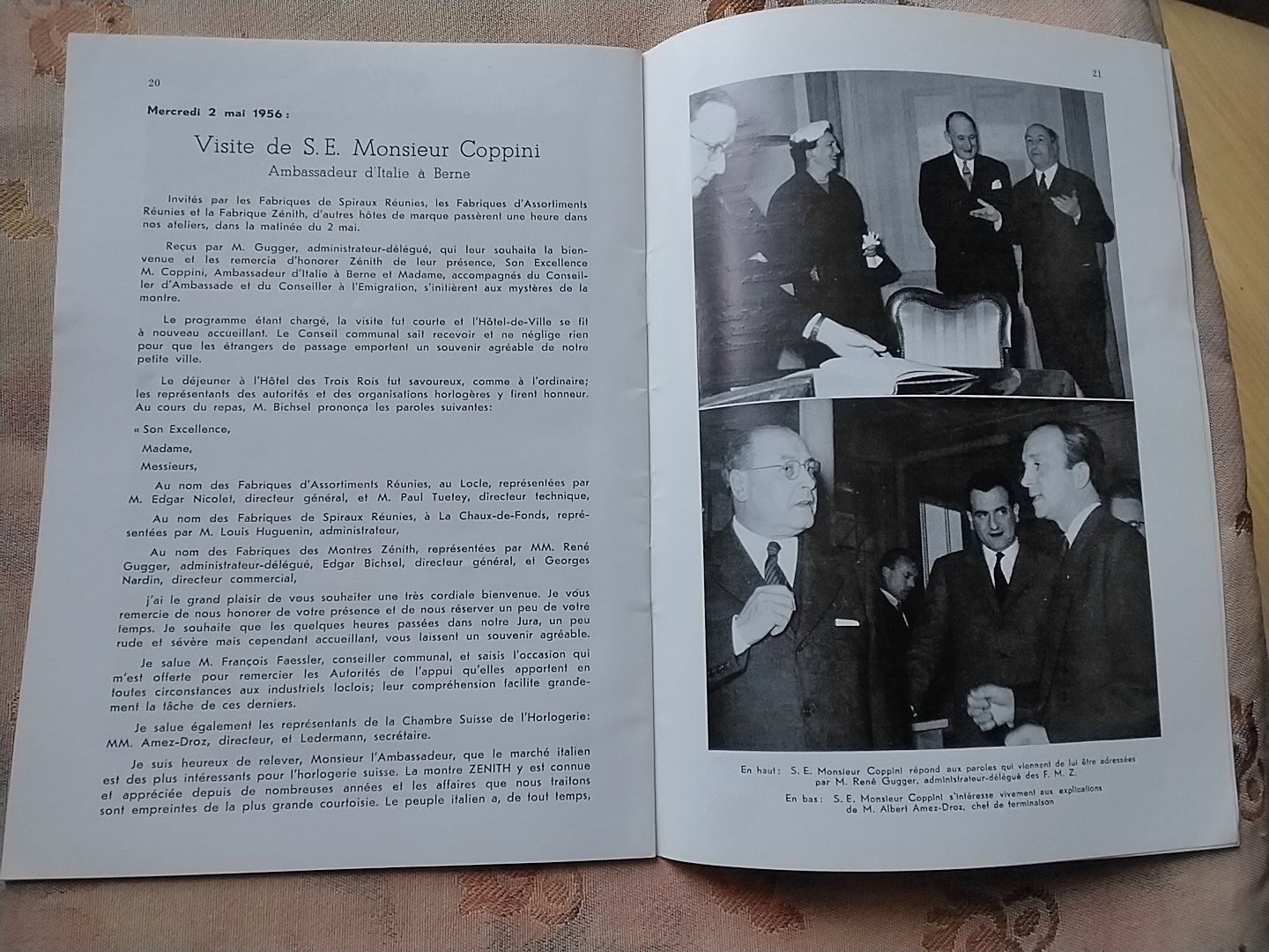 Riviste & Magazine: Zénith Echos Nr.40 1956, Zenith Personal Magazin – Usato da Biel/Bienne venduto da taki25 5