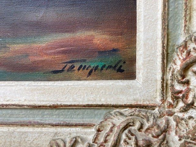 Gemälde: Temperli Arthur. Nelkenstrauss in Vase – Gebraucht aus Frauenfeld von picowalo 1