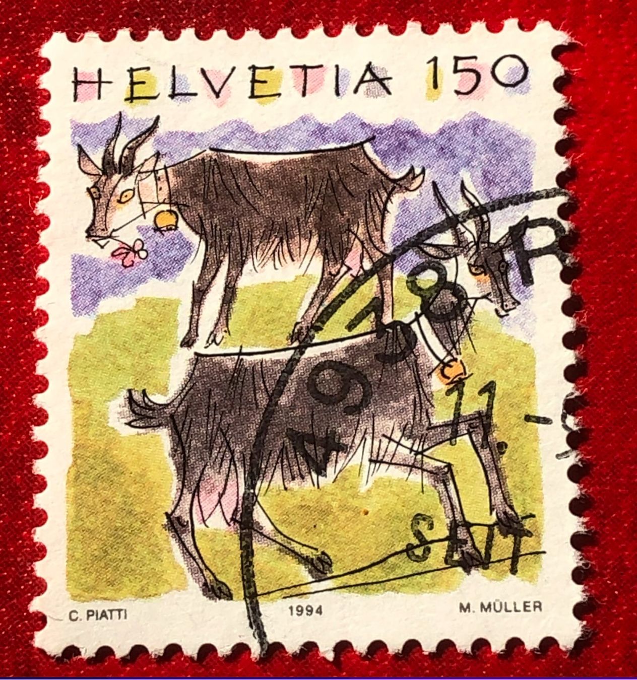 Alle Briefmarken: CH Briefmarken Stempel    – Gebraucht aus Aarau von Billa007