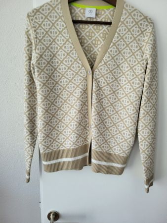 Bogner Strickjacke beige/weiss Gr. 38/M neuwertiger Zustand