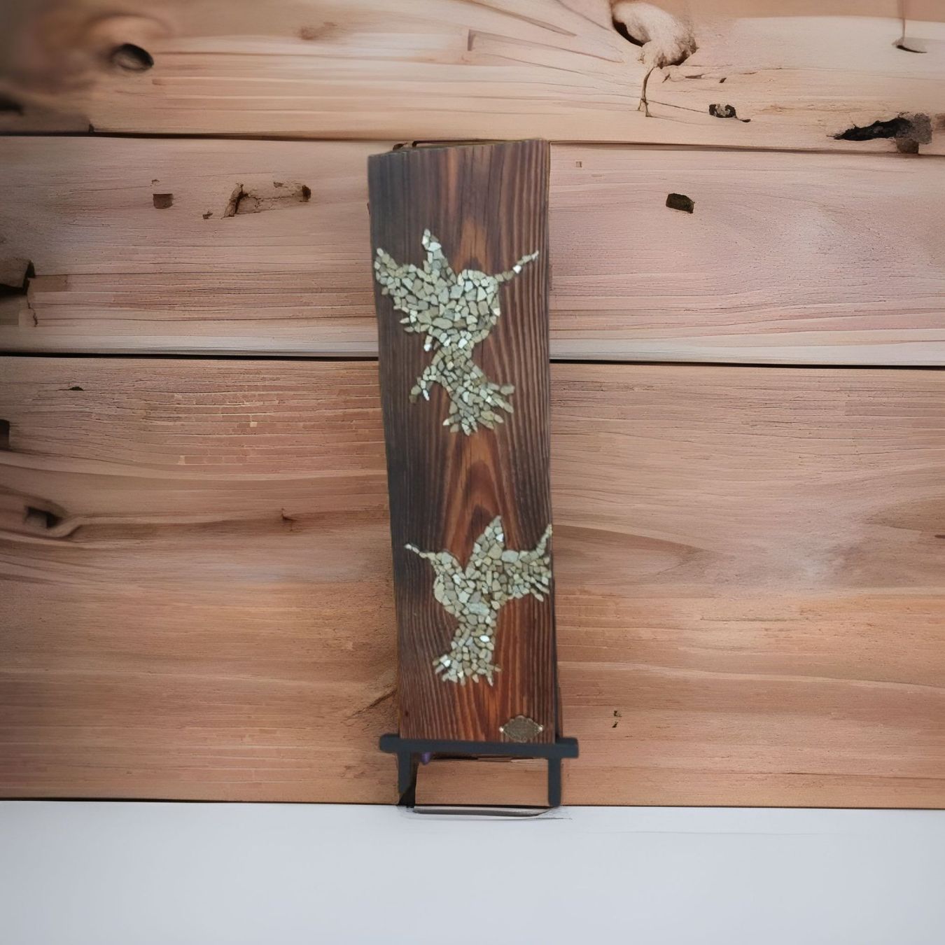 Foto & Immagini: Holzbild Goldene Kolibri Handarbeit – Nuovo (secondo la descrizione) da Luzern venduto da Bbig 1