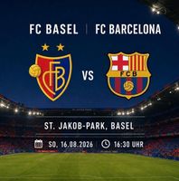 2 x Tickets FC Basel vs FC Barcelona