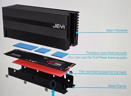 Kühlkörper JEYI für M.2 2280 NVME NGFF Aluminium
