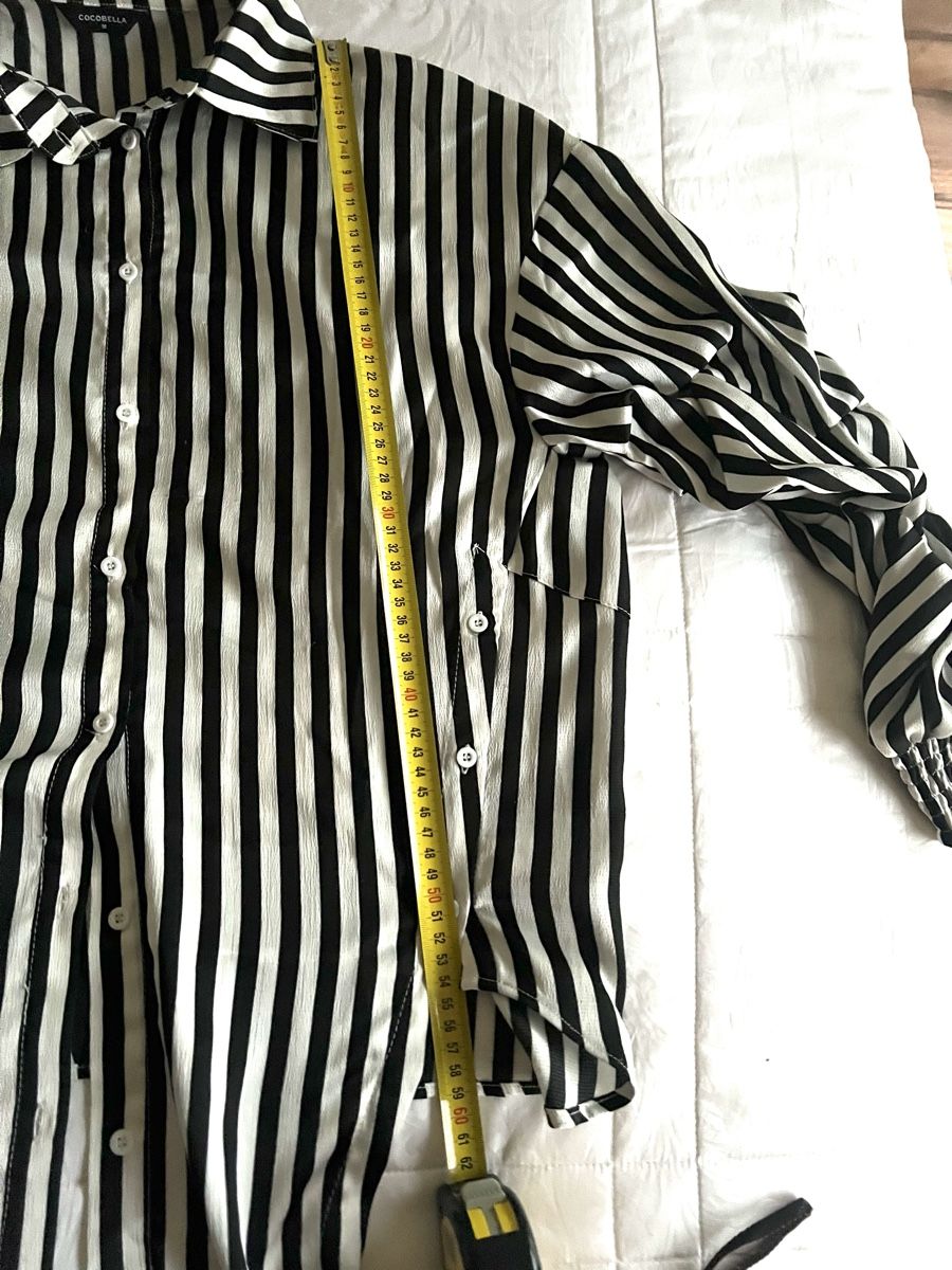 Camicette: Chemise rayée noir et blanc Cocobella, taille M – Usato da Porrentruy venduto da SYANKA 9