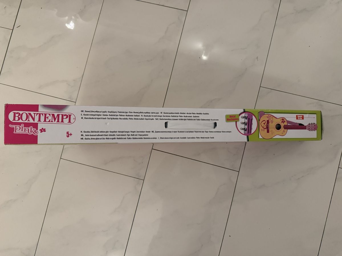 Bontempi Giocattoli: Bontempi Kindergitarre, pink – Nuovo e nell'imballaggio originale da Seengen venduto da Gegu2 2