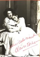 Claire Vernet 1945- Autogramm signiert Foto 13x18cm