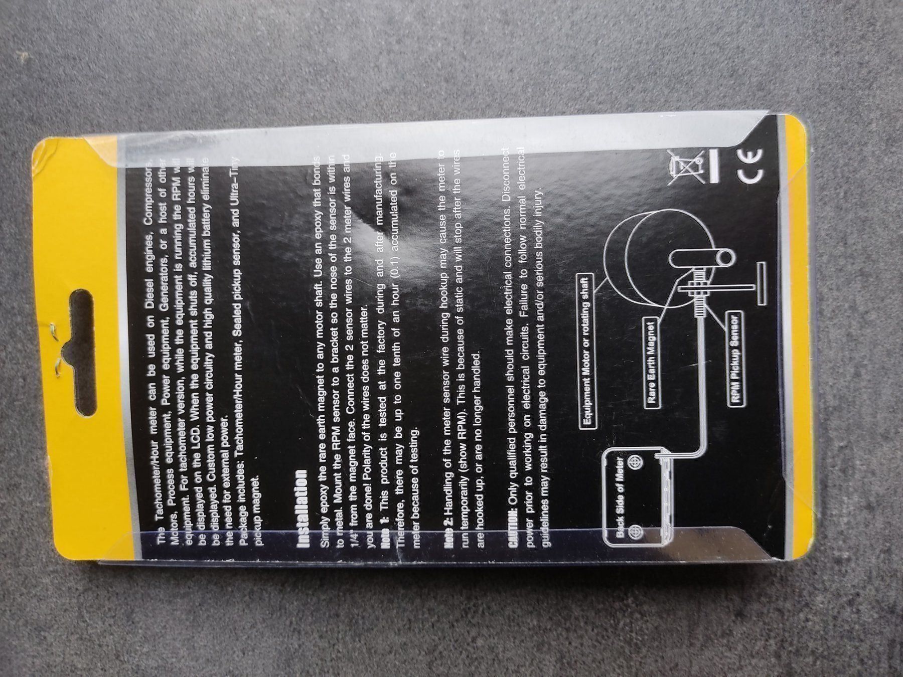 Messen: Betriebsstundenzähler/ Drehzahlmesser – Neu und originalverpackt aus Rümikon AG von PANTER03 1