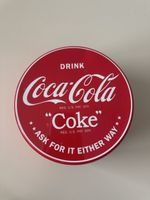 Coca-Cola metal box (round)