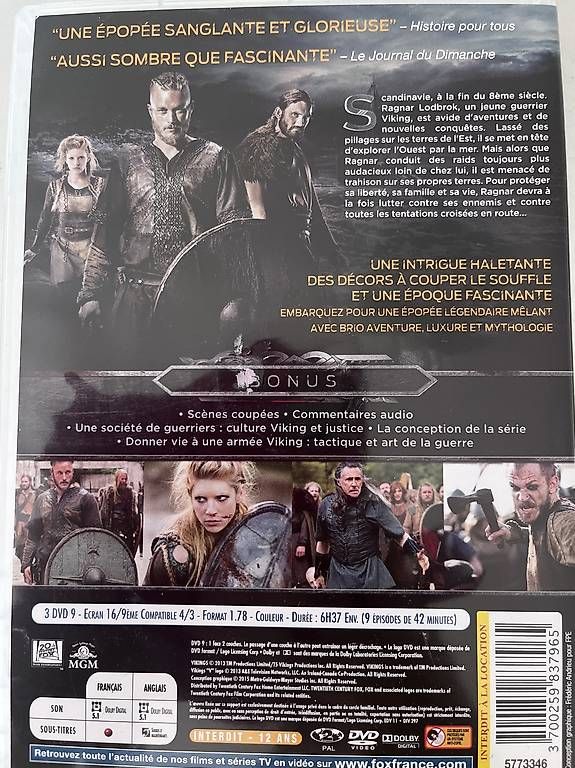 Tutti i DVDs: Série Vikings saison 1 – Usato da Yverdon-les-Bains venduto da car_xd5s 1