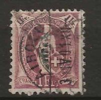 CH071d - Helvetia debout 71d vollstempel Airolo