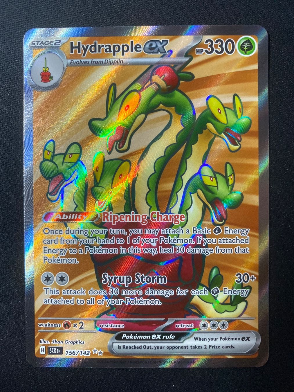 Pokémon Carte collezionabili: Hydrapple ex 156 - Hydrapfel ex - Stellar Crown - EN – Nuovo (secondo la descrizione) da Hausen AG venduto da Shrade