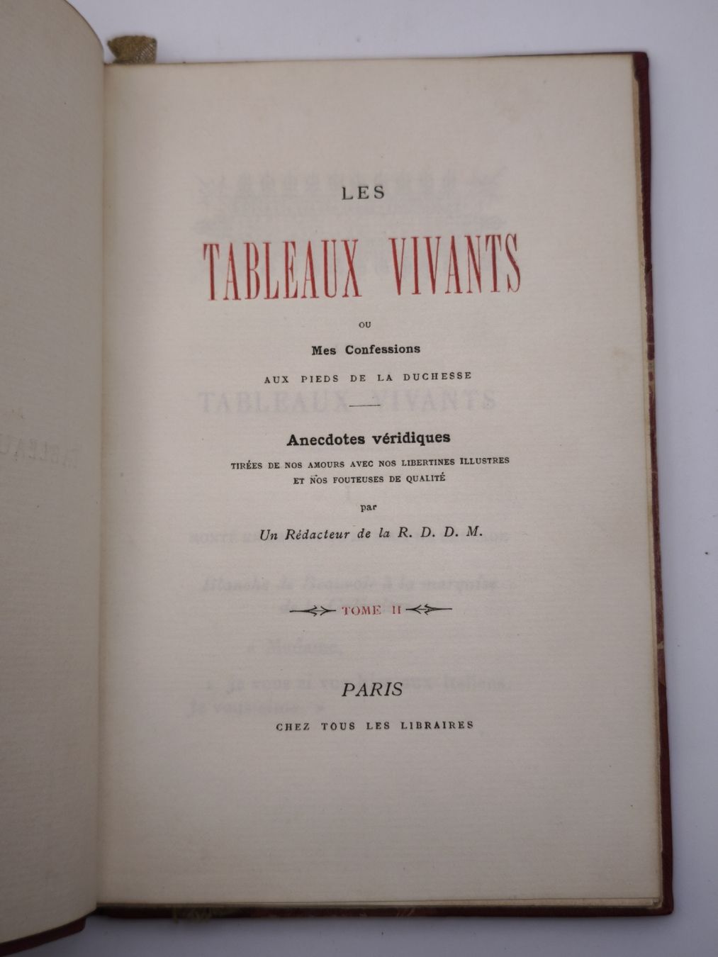 Libri: EROTICA - TABLEAUX VIVANTS – Usato da Goldach venduto da Gaip 1