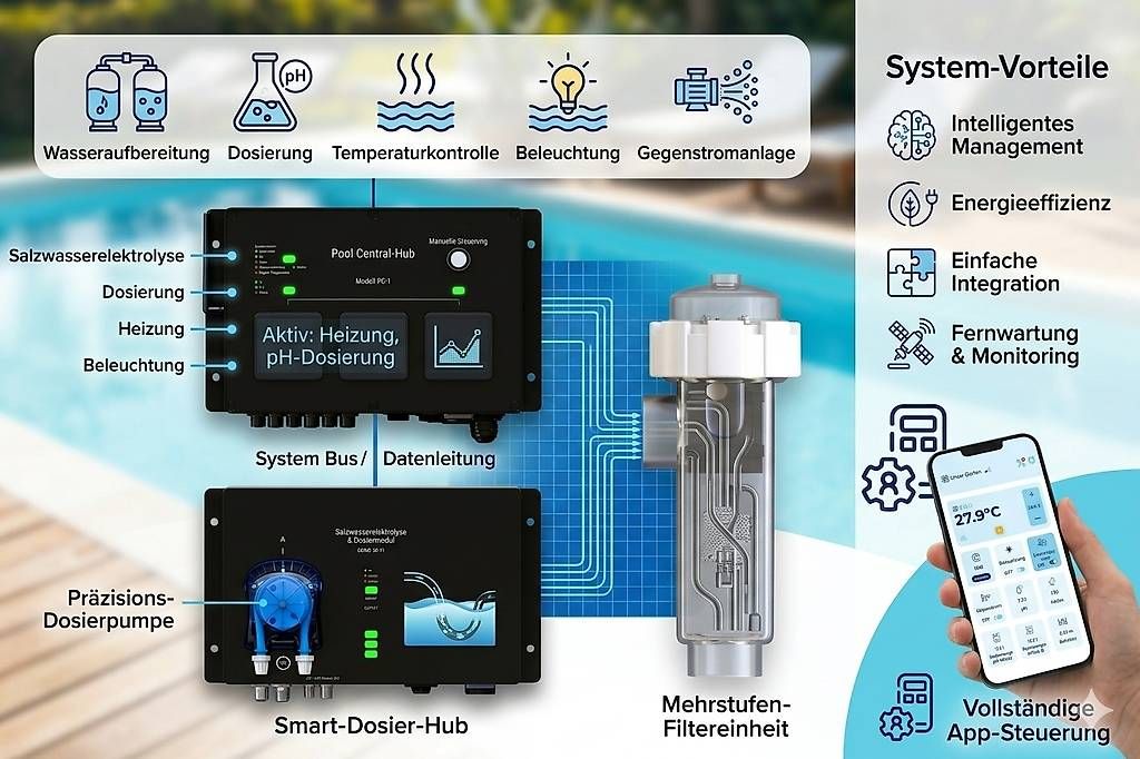 Piscine: Pool Systems Elektrolyseanlage NEU Original verpackt – Nuovo e nell'imballaggio originale da Oberweningen venduto da salexkan