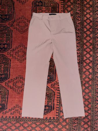 Mennace Wide Leg Hose Stoffhose Rosé Gr. 32 Unisex