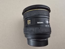 Sigma EX 10-20mm f/4-5.6 DC HSM Objektiv, gut erhalten