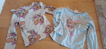 Paw Patrol Langarmshirt hellblau Grösse 110-116