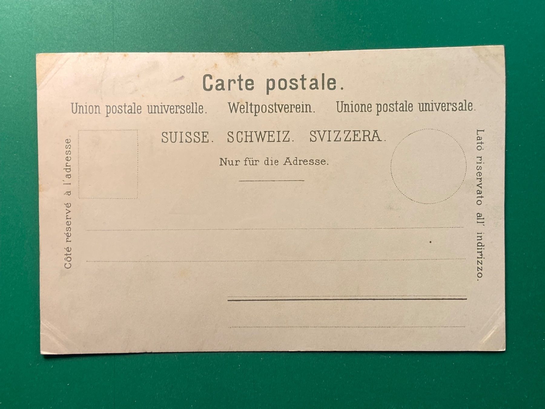 Ansichtskarten: Alte Ansichtskarte "Souvenir des Alpes" – Gebraucht aus Steg VS von _vinci_ 1
