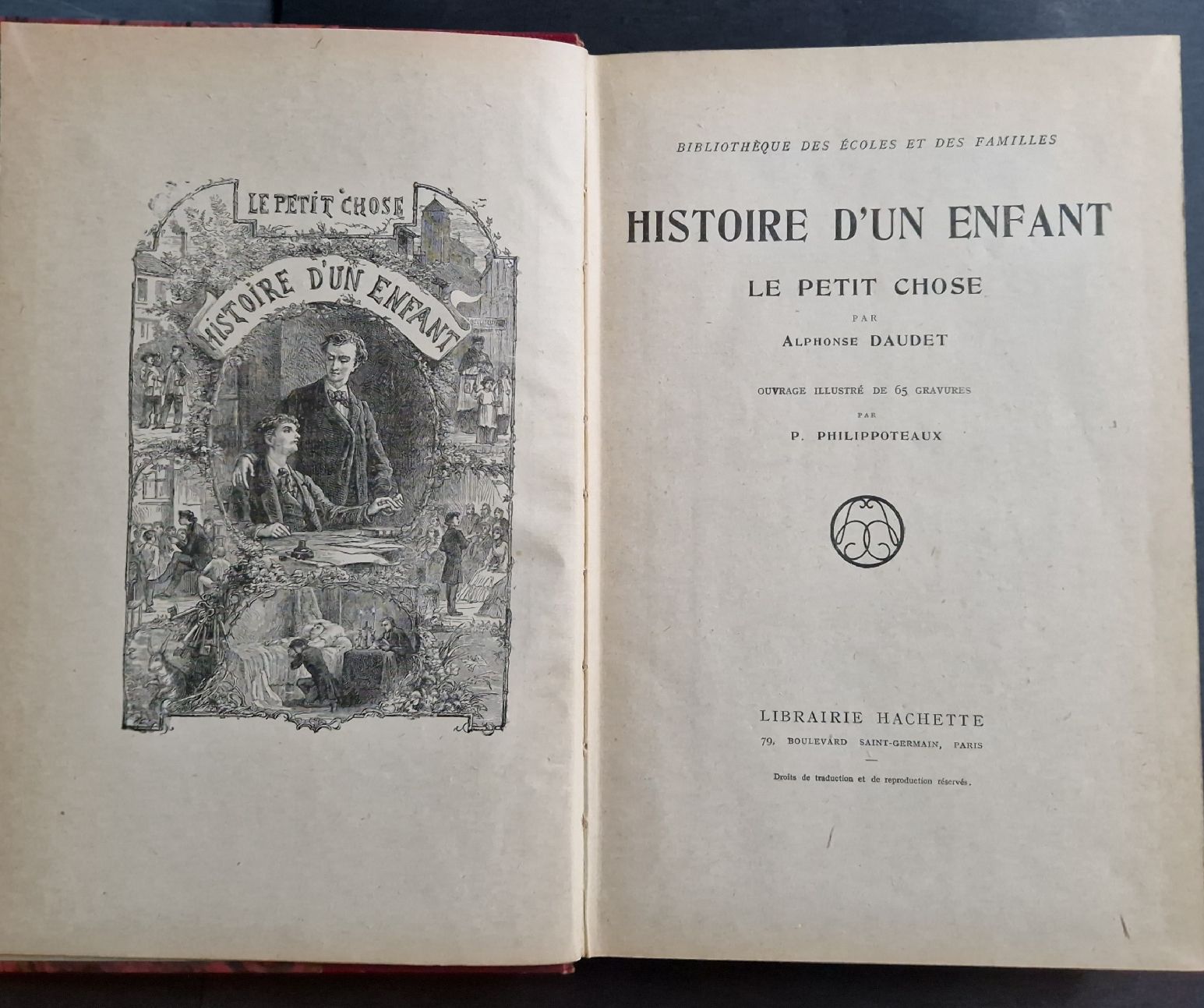 Bücher: Histoire d'un enfant, Alphonse Daudet, Kinderbuch – Gebraucht aus Seengen von Seestern77 1