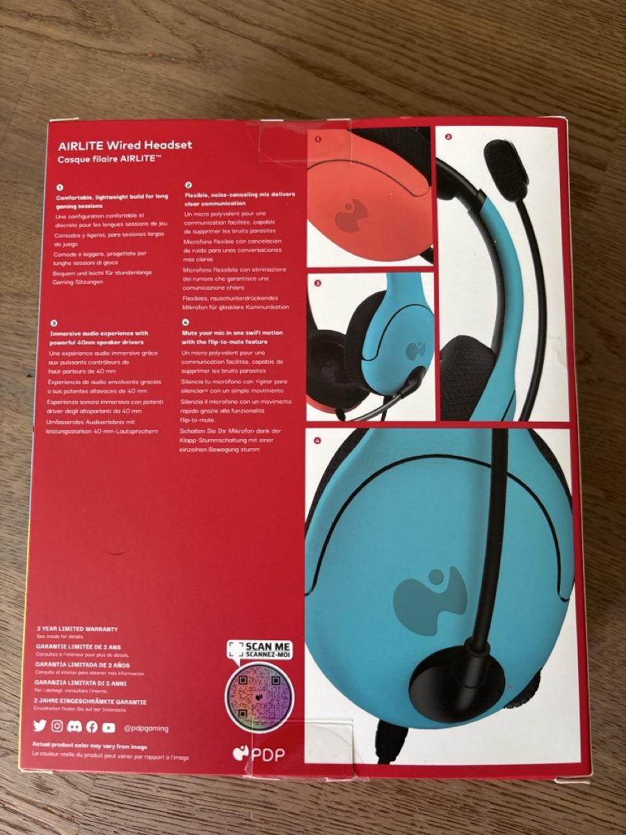 Kopfhörer: Nintendo Switch ARLITE Wired Headset - Neuwertig! – Neu und originalverpackt aus Diepoldsau von 5RO5WE 1