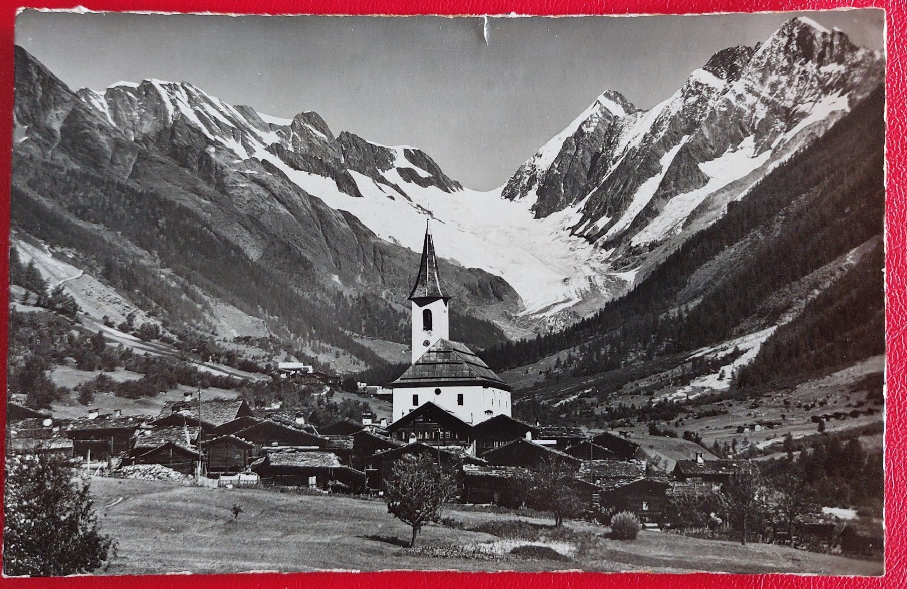 Cartoline postali: Kippel im Lötschental 1947 // Hotelstempel – Usato da St-Légier-La Chiésaz venduto da Theo005