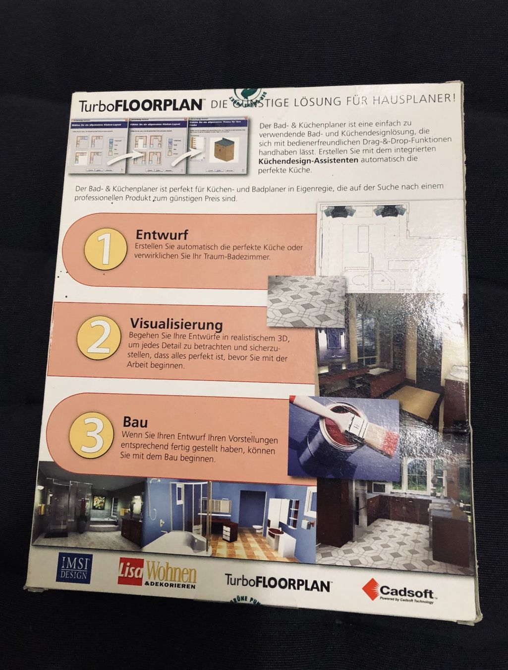 Software: Lisa - Bad & Küchenplaner - TurboFLOORPLAN, originalverpackt – Nuovo e nell'imballaggio originale da Niederhasli venduto da thozam 1