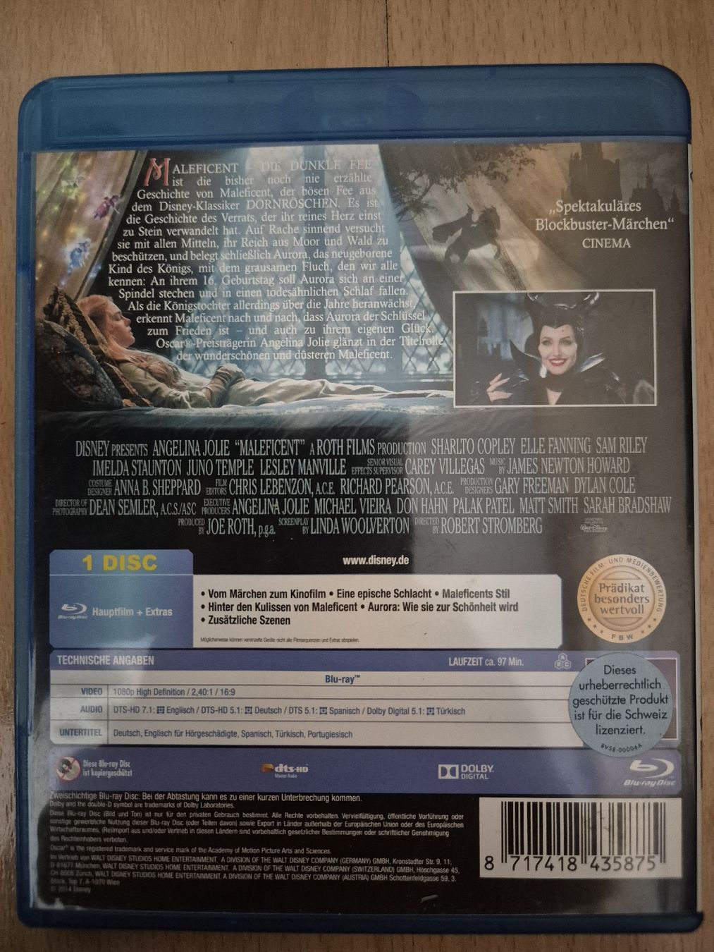Tutti i DVDs: Maleficent - Die dunkle Fee Blu-Ray – Usato da Lindau venduto da Hammy0740 1