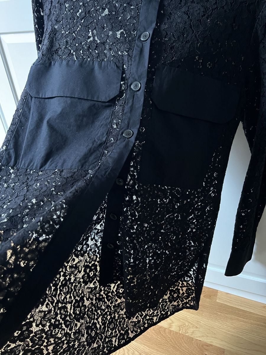 Camicette: Schwarze Bluse mit Spitze – Nuovo (secondo la descrizione) da Laufen venduto da li_ga7 1
