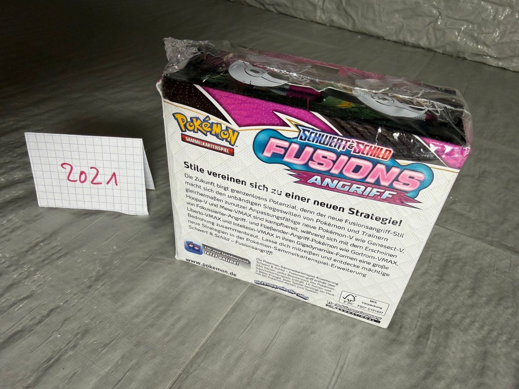 Pokémon Carte collezionabili: POKEMON-DISPLAY-FUSIONSANGRIFF-2021-DE – Nuovo e nell'imballaggio originale da Frick venduto da RC2367 3