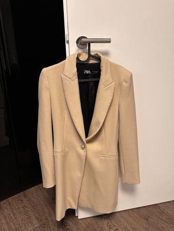 Langer Blazer XS beige