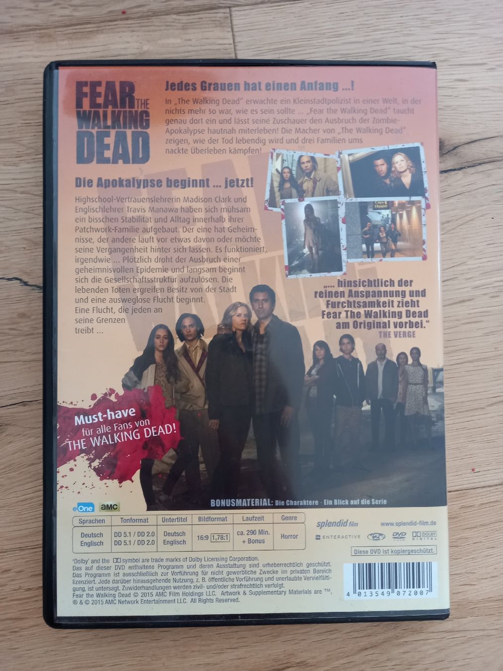 Alle DVDs: Fear the Walking Dead Staffel 1 DVD – Gebraucht aus Aarburg von chregi79 1