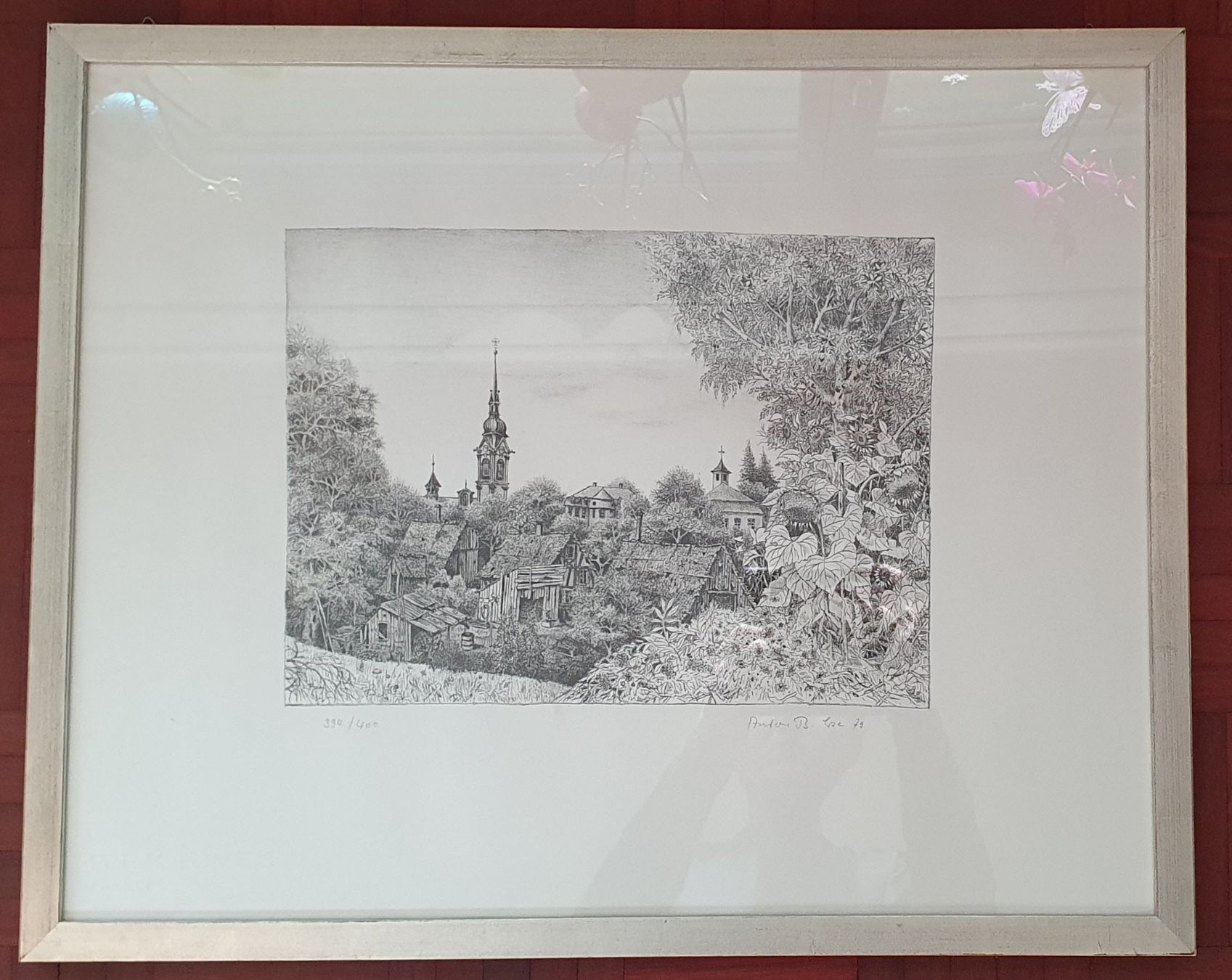 Grafica & Litografie: Bild - Lithographie, bei d. Katholische Kirche Sankt Stephan – Usato da Kreuzlingen venduto da Rschweiz1