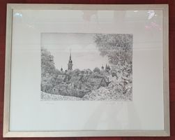 Bild - Lithographie, bei d. Katholische Kirche Sankt Stephan