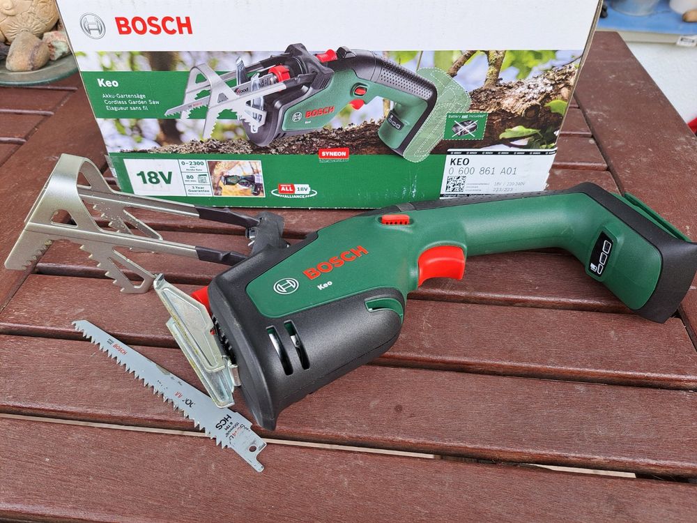 Bosch Keo Akku-Gartensäge (Gebraucht) in Eptingen für CHF 40 – mit ...