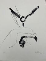PETER HUBER LITHOGRAPHIE SIGNIERT NUMMERIERT