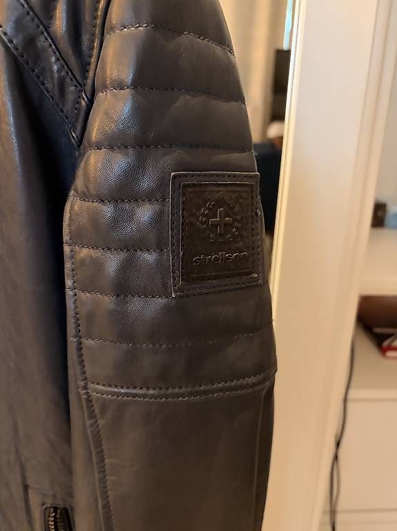 Giacche: Strellson Lederjacke Ghost Gr 52 – Nuovo e nell'imballaggio originale da Winterthur venduto da Klebstreifen 2